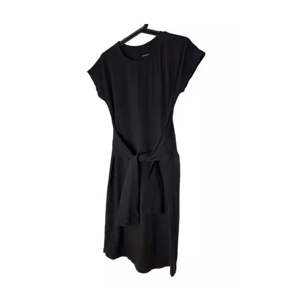 black knee length sequin dress La Marca Sequin Mini Dress Black / MED